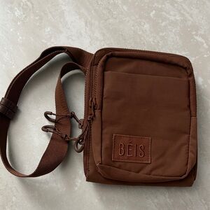Beis Brown Crossbody Bag